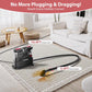 Carpet Cleaner, MUJERBAY 15Kpa Portable Spot and Stain Cleaner, Easy Move with Handle, 1.5-inch Deep Cleaning Machine for Couch, Stairs, Car and Pet Messes. Red